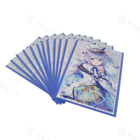 Protectores de tarjetas de impresión Premium personalizadas al por mayor fundas de tarjetas de comercio láser para tarjetas estándar