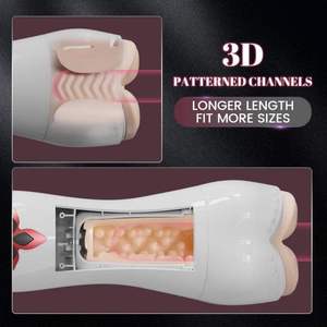 Neues Erwachsenen-Sexspielzeug - Vaginale Erotische Sexy Taschenlampe mit Penispumpe für Männer. Ein großes männliches Masturbationsspielzeug. - Product Image 4