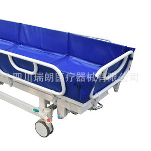 Carrito de baño Sichuan Ruilang RT080 con altura ajustable, carro médico para ancianos y pacientes postrados en cama - Product Image 3
