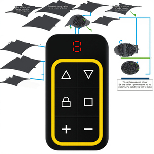 Telecomando Duplicatore Wireless 8-in-1 30-100m Non Ricaricabile con Funzione Privacy, 4 Pulsanti, Materiale Plastico per - Product Image 3