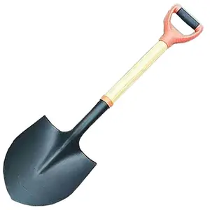 Hot sale long handle fiberglass garden shovel garden hand tools serrated shovel hand shovel