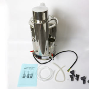 Équipement industriel de laboratoire 20L Distillateur d'eau automatique en acier inoxydable à chauffage électrique avec fonction d'ajout d'eau automatique - Product Image 4