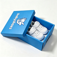 Boîte d'emballage de luxe pliable en carton ondulé pour chaussures de sport, en matériau recyclé, boîte cadeau rigide pour baskets, pour l'expédition et la vente au détail, qualité supérieure