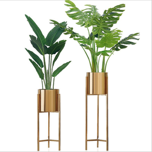 Soporte para Macetas de Hierro Forjado de Estilo <span class=keywords><strong>Moderno</strong></span> de Mediados de Siglo, Exhibidor de Jarrones de Mesa para Interiores, Soporte de Metal para Macetas al por Mayor - Product Image 5