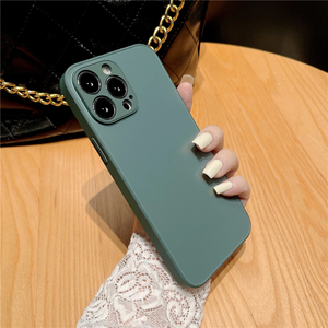 AG-funda de vidrio mate para iPhone 13 Pro, funda protectora de vidrio rojo para iPhone 14 pro Max - Product Image 6