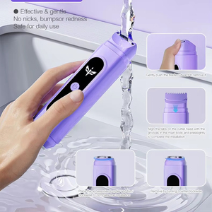 เครื่องโกนหนวดไฟฟ้า USB 2 in 1สำหรับผู้หญิงเครื่องโกนหนวดไฟฟ้าไม่เจ็บชิ้นส่วนส่วนตัวของผู้หญิงผลิตภัณฑ์โกนขน - Product Image 1