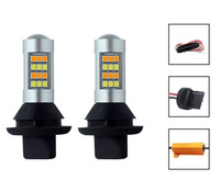 Ampoule LED Liwiny Ba15s 2835 42SMD Canbus Ba15d, feu stop 6000K 12V, feu de recul automatique, feu de stationnement, clignotant LED pour voiture