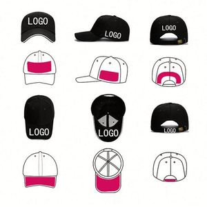 Gorra de Béisbol Unisex Personalizada de 6 Paneles con Visera Curva, 100% Algodón, Gorra Deportiva con Gráficos Bordados, Técnicas de Impresión, Cierre de Hebilla - Product Image 3