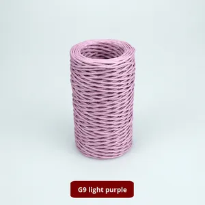 2mm * 50m fil torsadé naturel artisanat macramé chaîne bricolage raphia papier ficelle fil de fer inclus pour les mariages saint valentin - Product Image 5