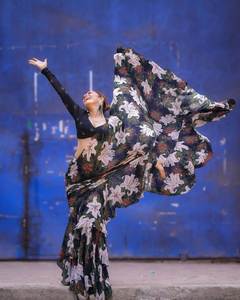 Trending Georgette Saree Estilo Vintage para bodas Graduaciones Ocasiones en la playa - Product Image 6