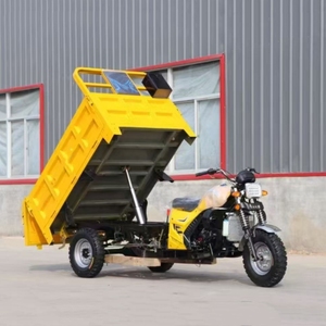 Triciclo de Carga de Tres <span class=keywords><strong>Ruedas</strong></span> a Gasolina con Caja Abierta Profunda, Motocicleta de Reparto, Camión de Gasolina para Adultos, Motor de 200CC - Product Image 5