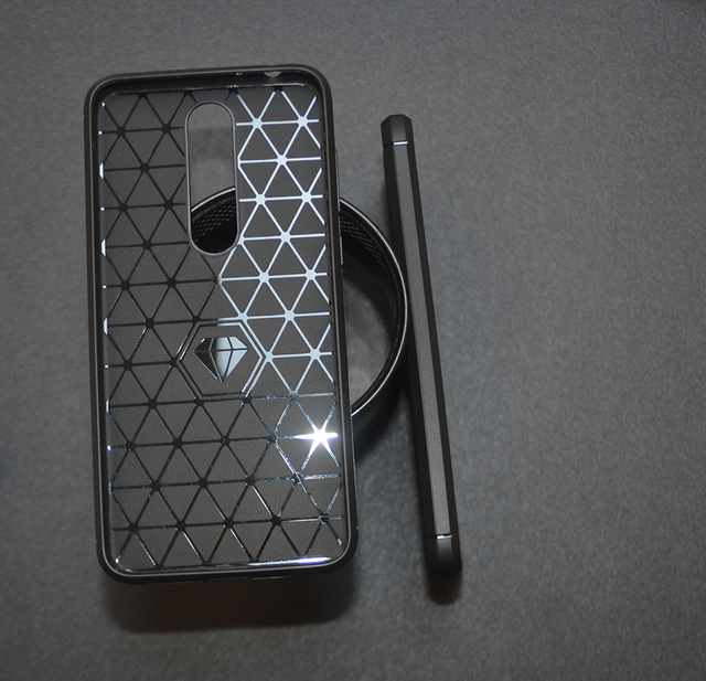 Soft Carbon Fiber TPU Mobile Phone Protective case Cover for Nokia X5/5.1 Plus