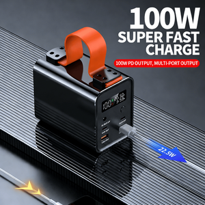 <span class=keywords><strong>Cargador</strong></span> Rápido de Aleación de Aluminio de Alta Capacidad de 60000 mAh, USB DC, Pantalla LED, Soporte para Lámpara de Viaje, Panel <span class=keywords><strong>Solar</strong></span> Magnético, Banco de Energía <span class=keywords><strong>Anker</strong></span> para Exteriores - Product Image 1