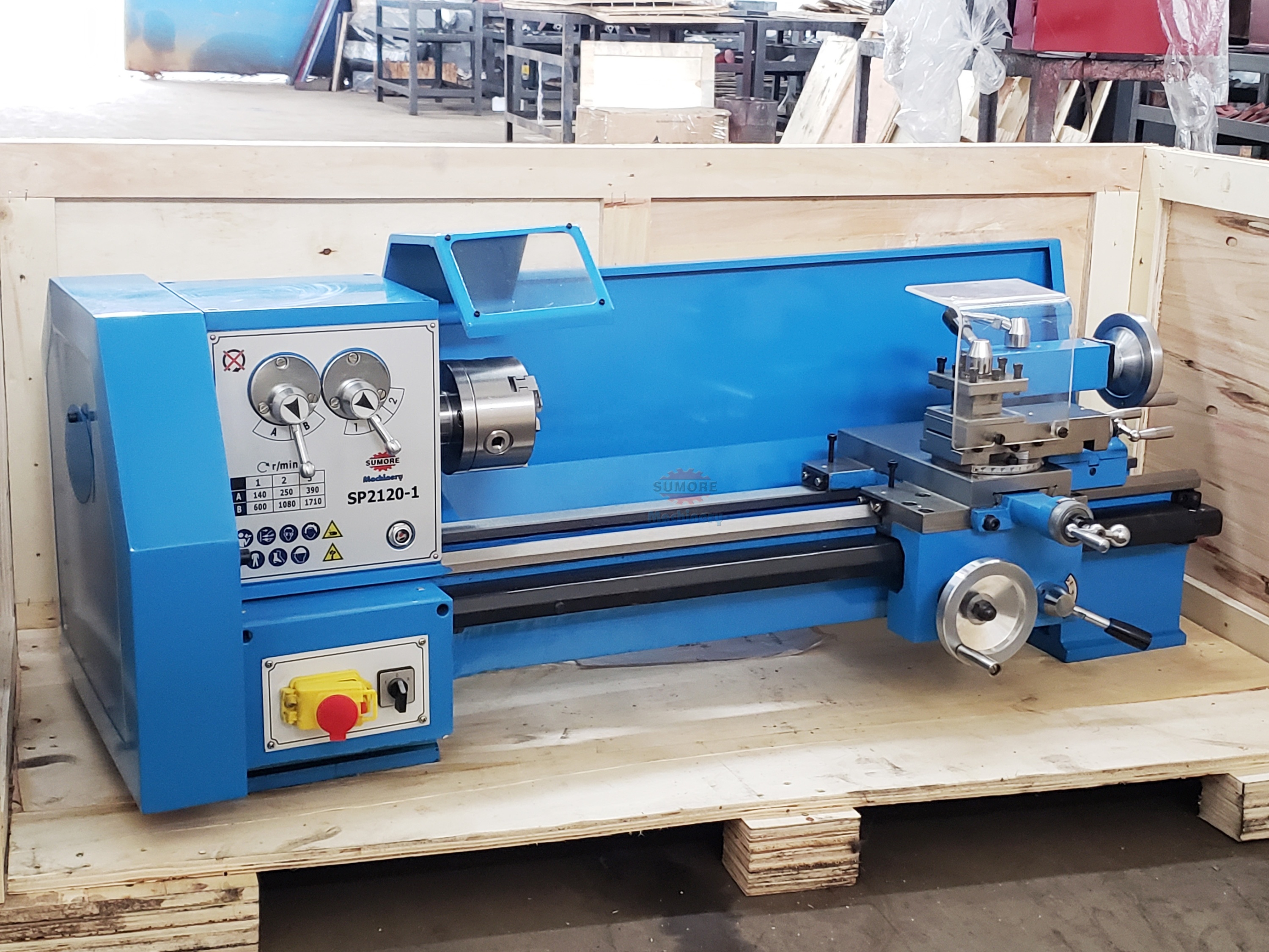 BV20L SP2120-I Manual Bench Lathe Machine for Sale - Light Duty 
