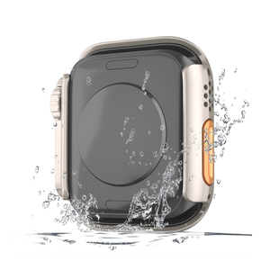 Protection d'écran en verre trempé étanche pour <span class=keywords><strong>Apple</strong></span> <span class=keywords><strong>Watch</strong></span> 10 9 8 <span class=keywords><strong>7</strong></span> 6 5, coque de montre en PC de 45 mm, transformable en Ultra - Product Image 5