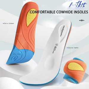 Solette in Vera Pelle di Alta Qualità, in Pelle Bovina, per Primavera/Estate, Anti-Odore, Assorbenti, in <span class=keywords><strong>Memory</strong></span> Foam, Comode, per Piedi Non Stanchi - Product Image 6