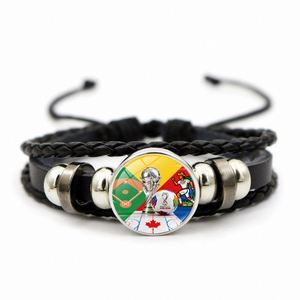 Articles de cheering personnalisés en cuir élastique ajustable, taille unique, imprimés sérigraphiés style art populaire, couleurs et logo personnalisables, USA Canada - Product Image 4