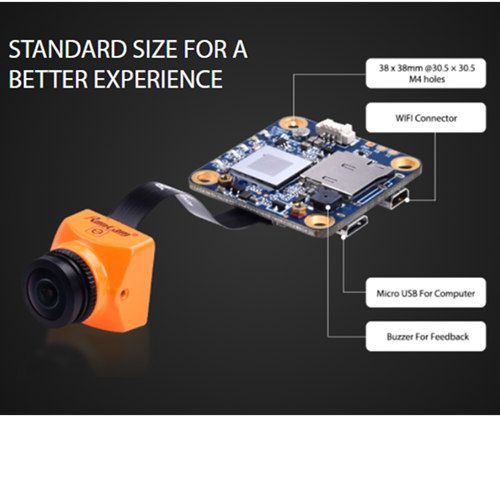 RunCam Split 2S FOV 170 Degree Super WDR Mini FPV Camera 1080P 60fps DVR HD Recording OSD for RC Drone