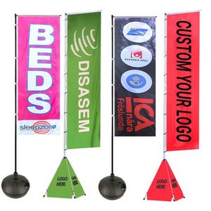 Banderas Rectangulares Personalizadas de Alta Calidad, Mini Banderas de Poliéster para Exteriores, Tipo Nobori - Product Image 1