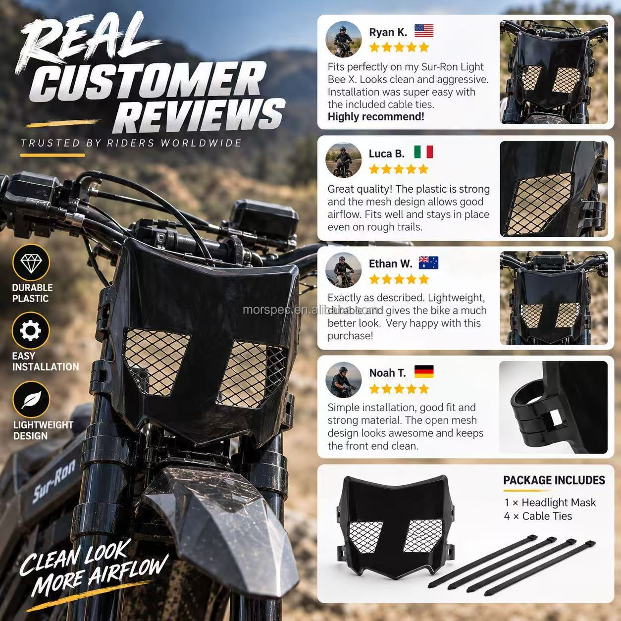 Premium Color Plate Premium License Plate Motorcycle Frames - Top Quality & Style