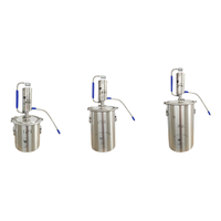 Équipement de distillation industrielle de laboratoire 12L-60L Extracteur à vapeur d'huile distillateur d'huile essentielle pure avec sas