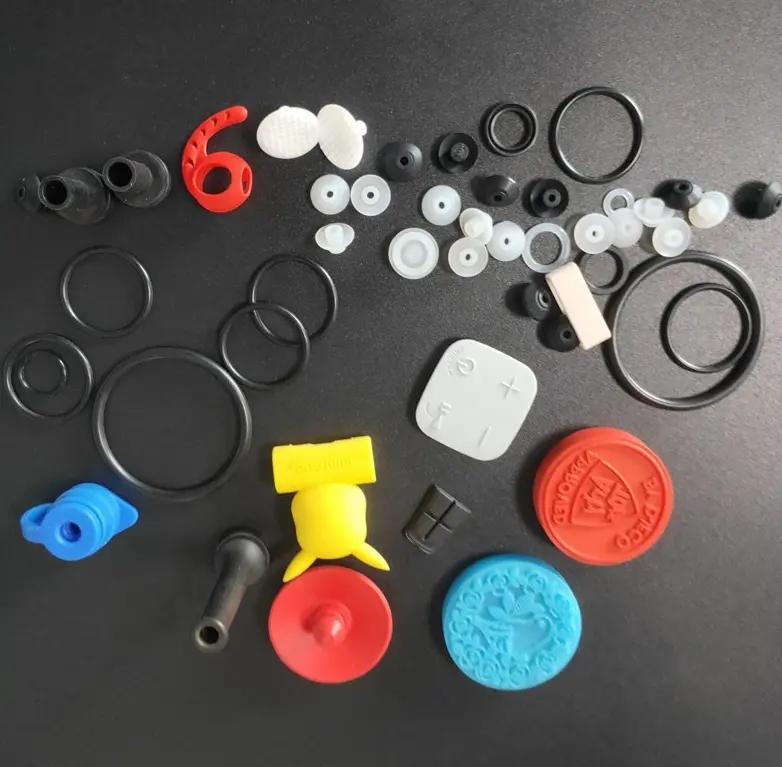 OEM Personnaliser l'usine de pièces en caoutchouc de silicone de couleur douce