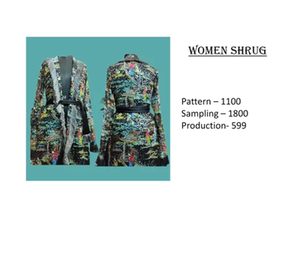 เดรสผ้าฝ้ายพิมพ์ลายขายดีประจำปี 2026 คอวี แขนสามส่วน ความยาวระดับน่อง ผลิตจากผ้าฝ้ายผสมไหม สำหรับผู้หญิง - Product Image 5