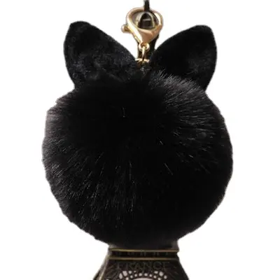 Porte-clés oreilles de lapin en peluche, pendentif d'oreille, nouvelle collection, vente en gros, offre spéciale, cadeau