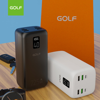4 USB 22,5 W Batería de litio de carga rápida LCD Estación de energía digital 100W Portátil de alta calidad PD 50000mAh Banco de energía