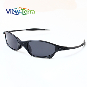 Occhiali da Sole Luxury Juliet con Montatura in Metallo Nero, Polarizzati per Pesca e Ciclismo, Protezione UV400, Unisex, Stile Vintage - Product Image 1