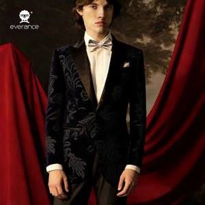 <span class=keywords><strong>Costume</strong></span> de cérémonie <span class=keywords><strong>sur</strong></span> <span class=keywords><strong>mesure</strong></span> haut de gamme croisé style italien 100 % laine coupe ajustée pour homme d'affaires, témoin ou mariage - Product Image 3