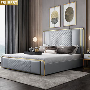 Estructura de Cama de Lujo Estilo Diseñador, Cama, Yatak, Letto, Letti, Bedden, Muebles de Dormitorio, Juego King para 2 Personas, Madera, Muebles - Product Image 2