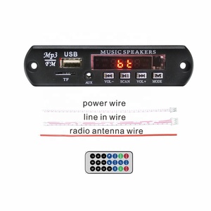 Placa Decodificadora de Altavoz Jlh de 12 V, Reproductor de Video Mini USB con Disco <span class=keywords><strong>U</strong></span>, Grabación de Audio Wav Wma Mp3, Módulo Inalámbrico BT Pcb - Product Image 1