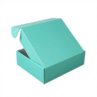 Boîte d'expédition en carton ondulé personnalisée, finition mate, paillettes, emballage écologique et durable pour les petites entreprises