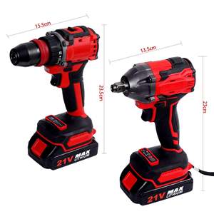 ชุดสว่านไฟฟ้า 21V กำลังสูง พร้อมประแจไขควงอเนกประสงค์ แรงบิด 200 นิวตันเมตร หัวจับแบบไม่ใช้กุญแจ ใช้พลังงานจากแบตเตอรี่ ชุดเครื่องมือ DIY - Product Image 4
