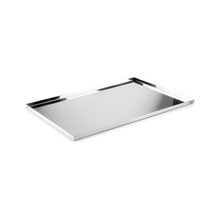 Teglia Classica Rettangolare in Acciaio Inossidabile per Uso in Forno - Product Image 1