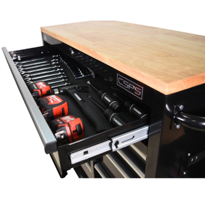 Gabinete de herramientas de 10 cajones de alta calidad, almacenamiento rodante de 104 cm para la industria del almacén de garaje y mecánico OEM personalizable - Product Image 2