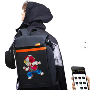 Hoparlör Led sırt çantası mobil uygulama kontrol dinamik tam renkli LED ekran 3D sırt çantası akıllı Led sırt çantası promosyon - Product Image 1