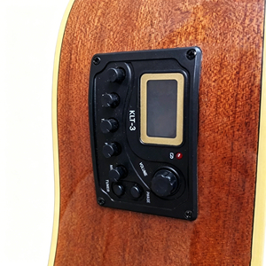 Professional ABS Acoustic Guitar Equalizer Preamp with Mic Piezo Dual EQ KLT-3 LCD Tuner Guitar Pickup - Product Image 3