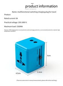 All-in-<span class=keywords><strong>One</strong></span> phổ Travel <span class=keywords><strong>Adapter</strong></span> quốc tế cắm Power <span class=keywords><strong>Adapter</strong></span> với 10A Đánh giá hiện tại trên toàn thế giới Ổ cắm chuyển đổi - Product Image 6