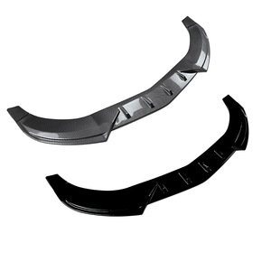 Amp-Z Front Bumper Lip Splitter Carbon Fiber Texture Matte Finish For Mercedes-Benz CLA-Class C117 Early 2013-2015 AMG - Product Image 5