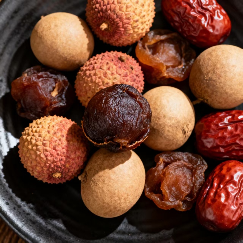 Organic AD Dried Lychee Ball Shape
