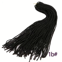 Extensions de cheveux synthétiques pour tresses au crochet, 18 pouces, pour femmes, blondes, style Bug Braiding Hair