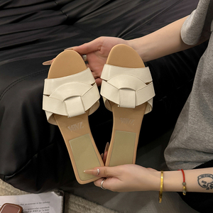 Nuovi <span class=keywords><strong>Sandali</strong></span> di Design con Tacco Basso, Ciabatte Comode, Scarpe Sexy con Punta Aperta, Calzature Lussuose e Traspiranti da Spiaggia per Donne - Product Image 2