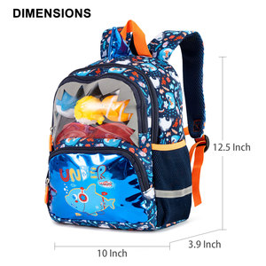 <strong>Unit</strong> Bag Supplier Wholesale Toddlers Kids' <strong>Backpack</strong> Early Education Customized Logo Bag Cute 3D Sea Shark Age 2-5 Years