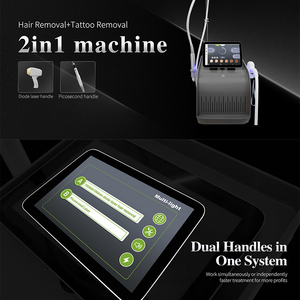 Diode 808 laser + ND Máy tẩy lông bằng laser hệ thống Android 15.6 inch 4K văn phòng phẩm USA thanh màn hình đa chức năng 2in1 - Product Image 4