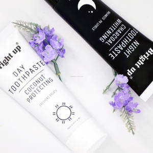New Set Fluoride Free <strong>Teeth</strong> Whitening <strong>Coconut</strong> White <strong>Paste</strong> Black Charcoal Day and Night Toothpaste - Product Image 2