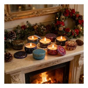 Cajas de Embalaje para Velas con Logotipo Personalizado, para Frascos de Lujo, Velas Aromáticas de Cera de Soya, Exhibición de Colección para Comercio Minorista - Product Image 1