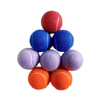 BunnyHi WQ002 Balles de tennis en caoutchouc pour chien avec logo personnalisé Fournitures interactives pour animaux de compagnie pour la formation Jouets de mouvement pour chiens