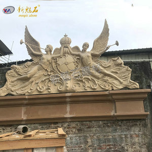 New Magic <b>Stone</b> Grc Relief Sculpture Outdoor Decorative Wall Art For Building Facade - Product Image 1